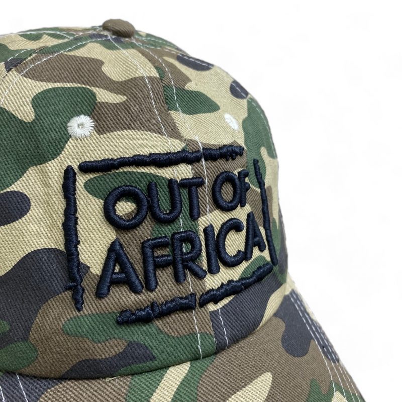 black Out Of Africa camo cap