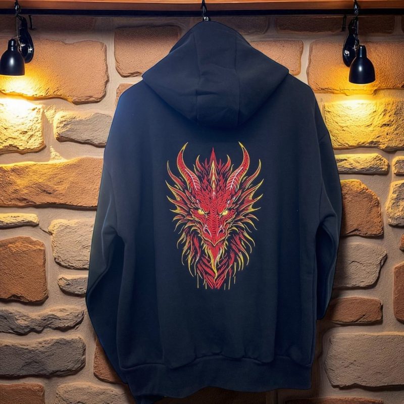 ZIBU Dragon Hoodie – Out of Africa Collection - Image 3