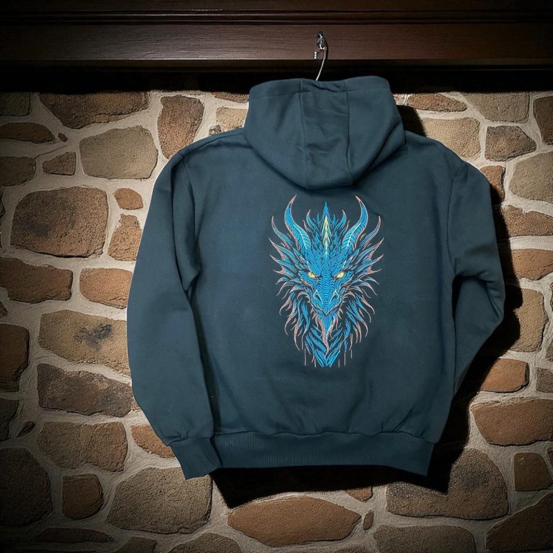 ZIBU Dragon Hoodie – Out of Africa Collection - Image 5