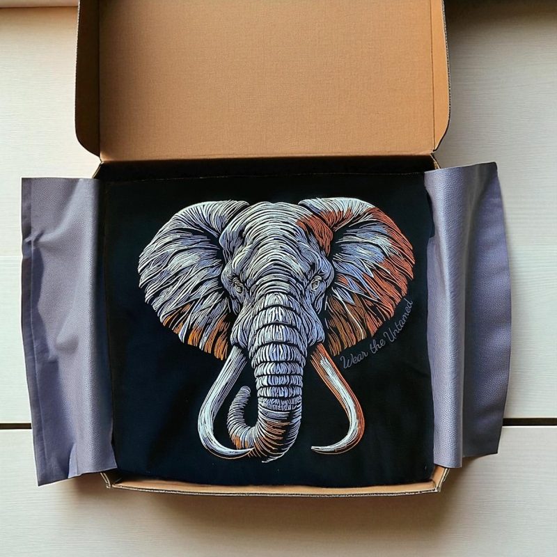 Untamed Elephant Hoodie or Zoodie - Image 2